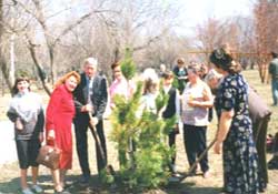 Planting of the Cedar Alley