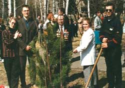 Planting of the Cedar Alley