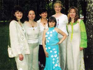 Otrada Group: Marina, Vera, Olga, Svetlana, Oksana and Margarita