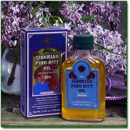 Siberian Pine Nut Oil enriched with resin