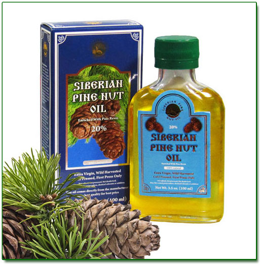 dysbiosis treatment with pine nut oil