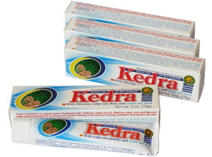 Toothpaste with Cedar Nut Flour and Cedar Nut Shell