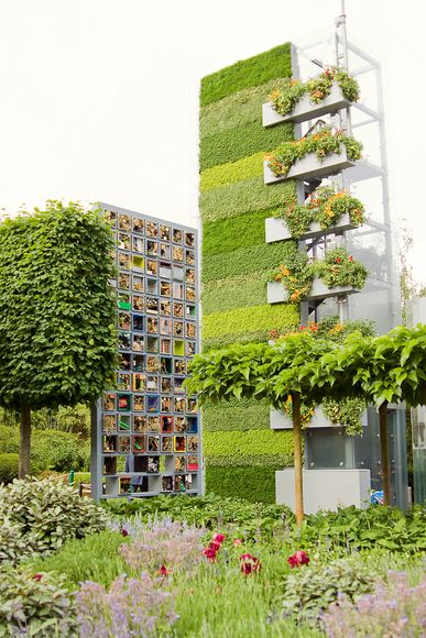 green walls