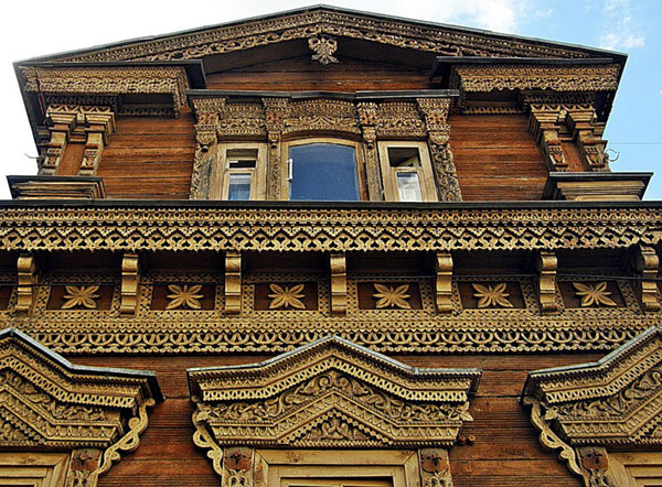 ringing cedars. wood architecture