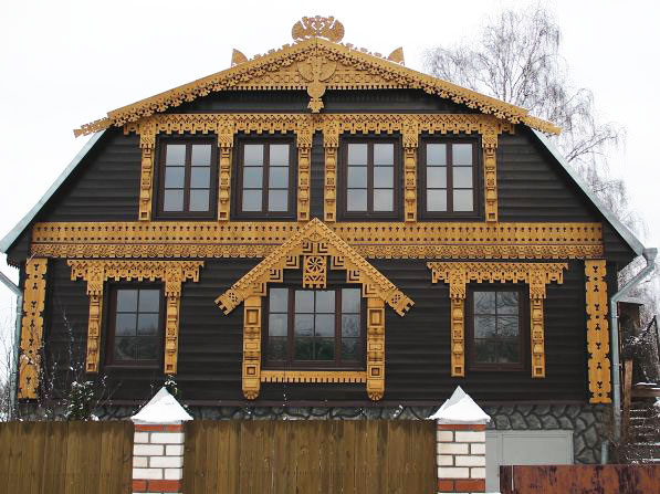 ringing cedars. wood architecture