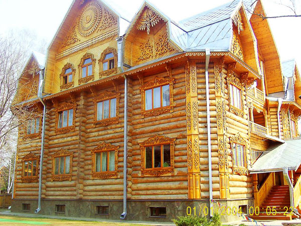 ringing cedars. wood architecture