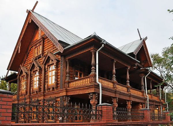 ringing cedars. wood architecture