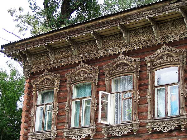 ringing cedars. wood architecture