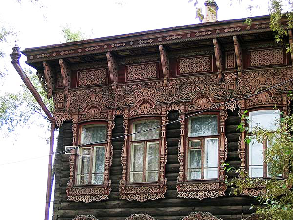 ringing cedars. wood architecture