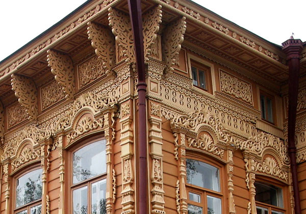 ringing cedars. wood architecture