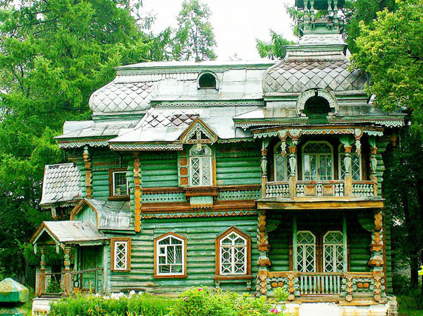 ringing cedars. wood architecture