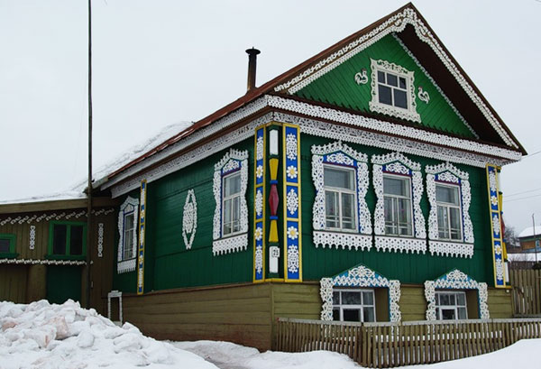 ringing cedars. wood architecture