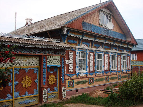 ringing cedars. wood architecture