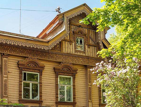 ringing cedars. wood architecture