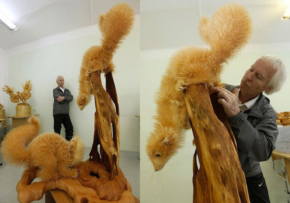 ringing cedars. Cedar Sculpture