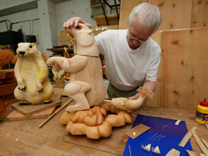 ringing cedars. Cedar Sculpture