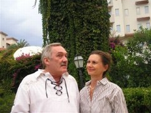 Vladimir Megre and Regina Jensen on conference