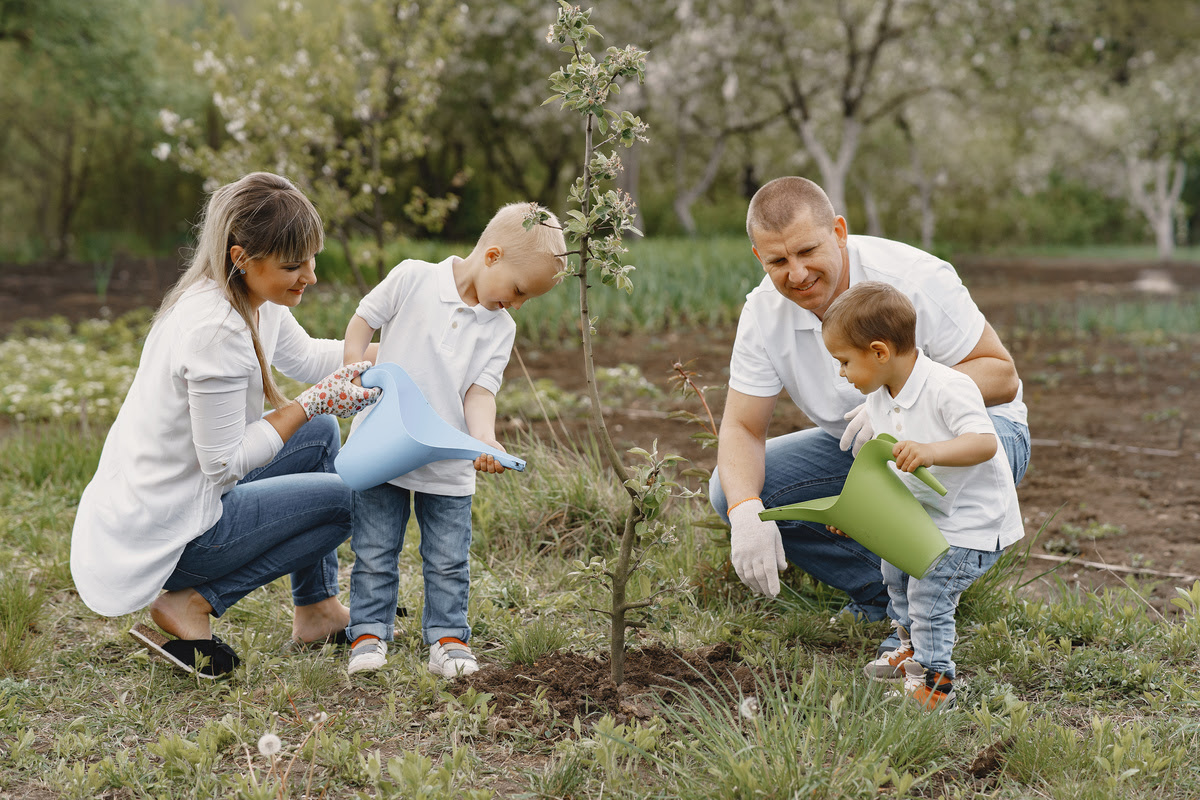 A happy family