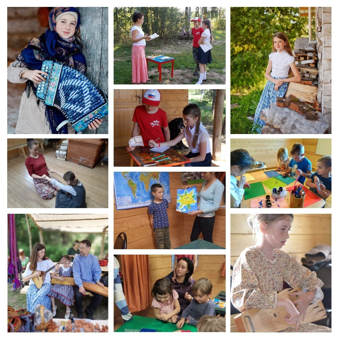 Kids in's settlement «Lubimovka»