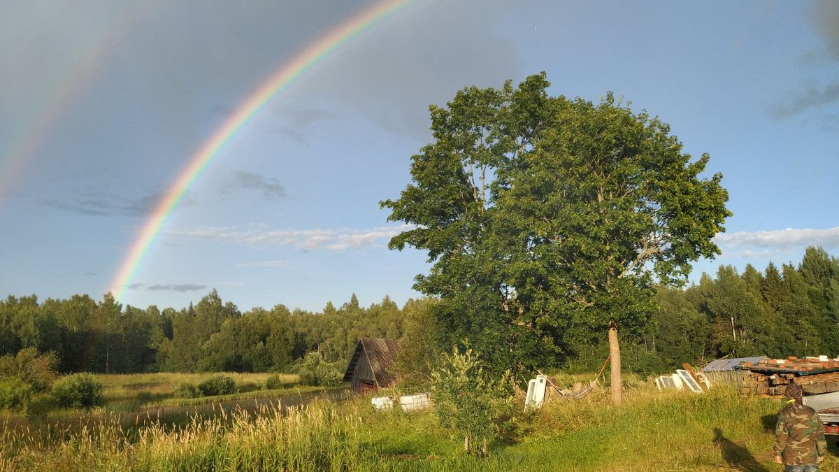 The rainbow in kin's settlement Mauri