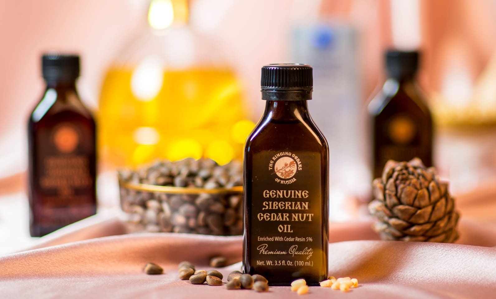 Cedar resin extract for sore throats and coughs