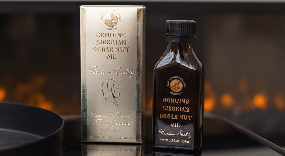Spicy raw cedar nut oil: recipe