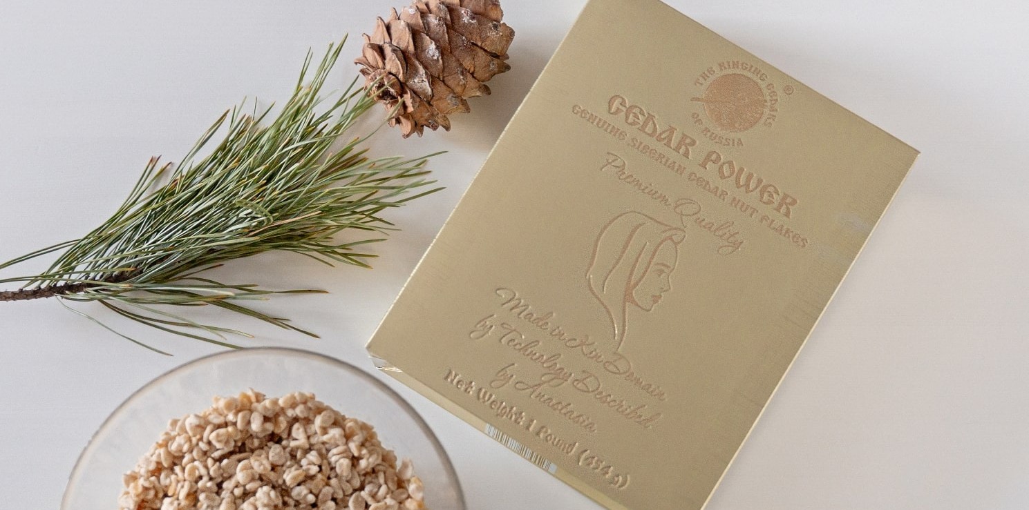 Why replace synthetic protein with cedar nut flakes