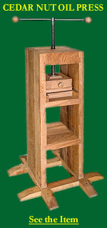 Cedar Nut Oil Press