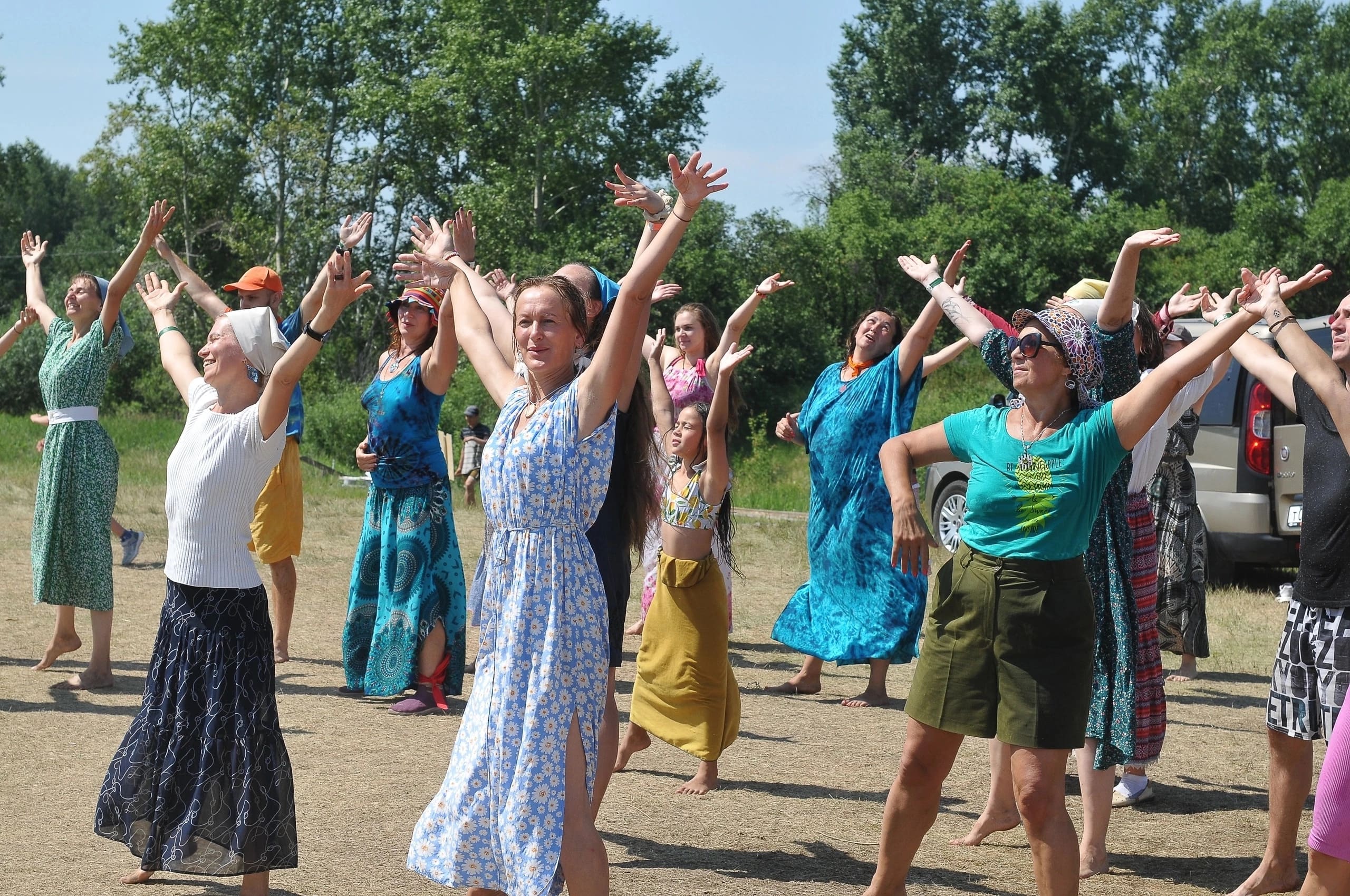 The festival 'Planet of Love' in the kin's settlement Svetorusye
