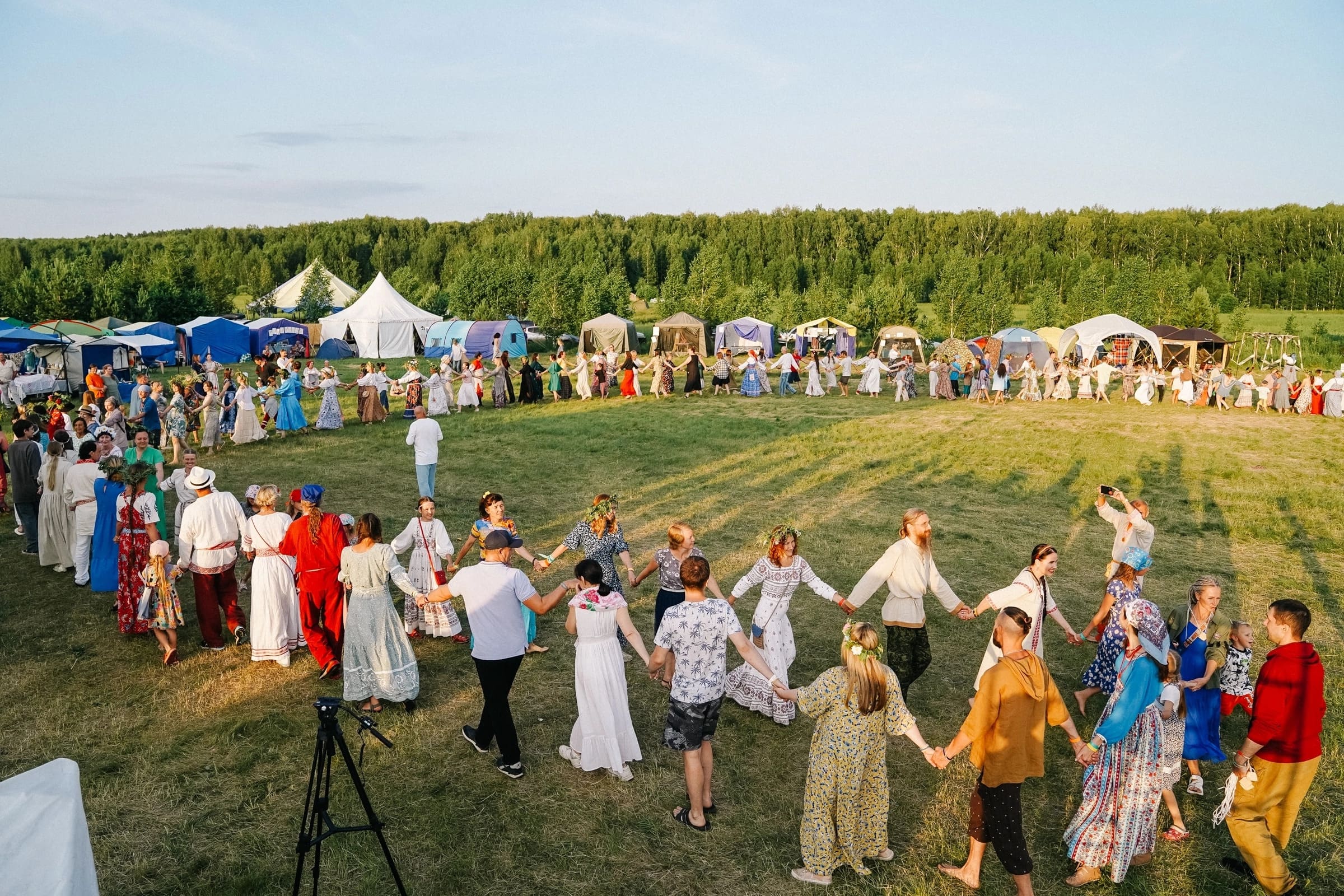 The festival 'Planet of Love' in the kin's settlement Svetorusye